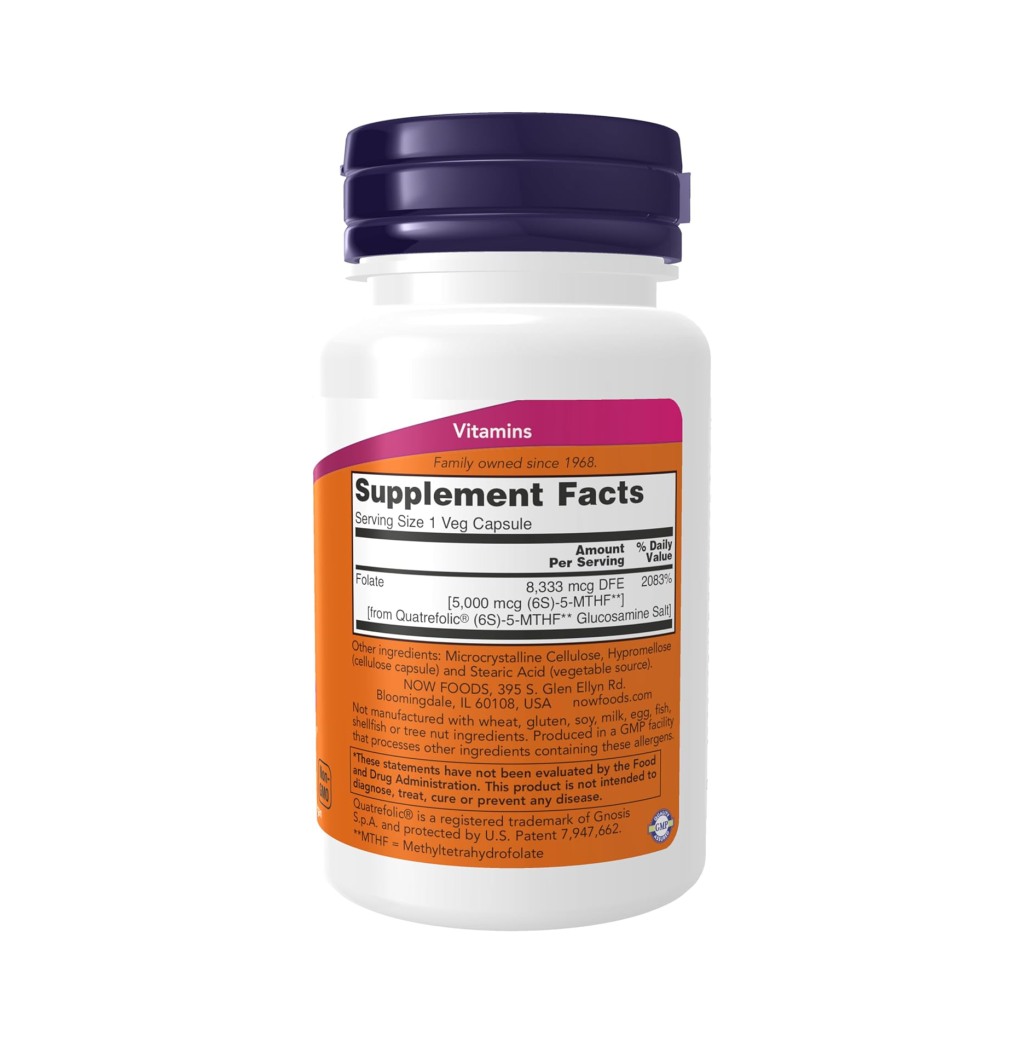 FOLATO DE METILO 1000 MCG 50 CAPS
