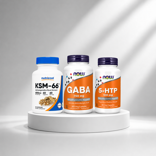COMBO - Apoyo para la Ansiedad, Estrés y Cortisol Elevado
